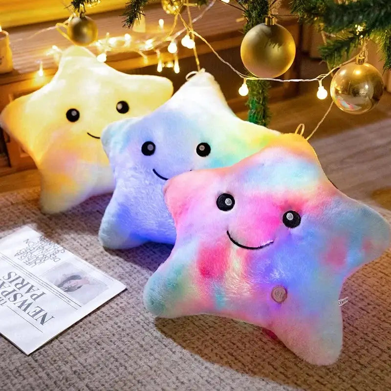 etoile lumineuse peluche