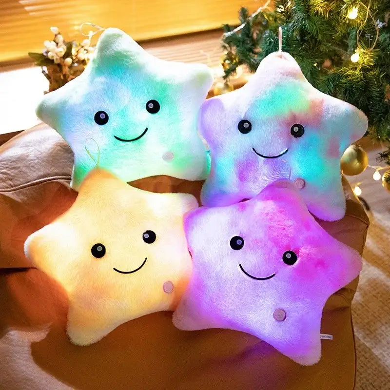 etoile lumineuse peluche
