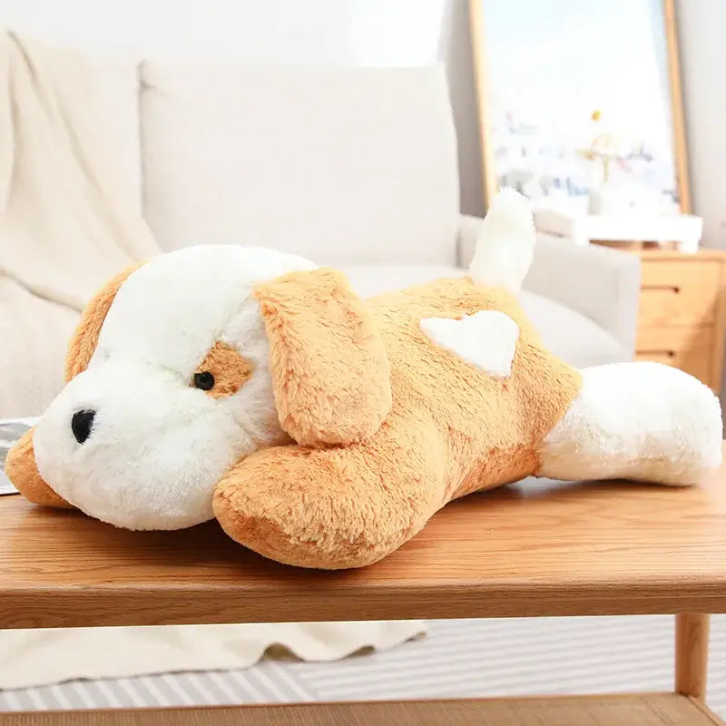 chien peluche geant - Brun Clair / 75cm