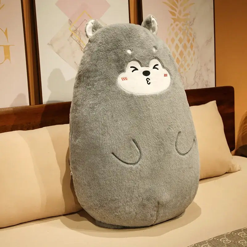grosse peluche husky - 50cm