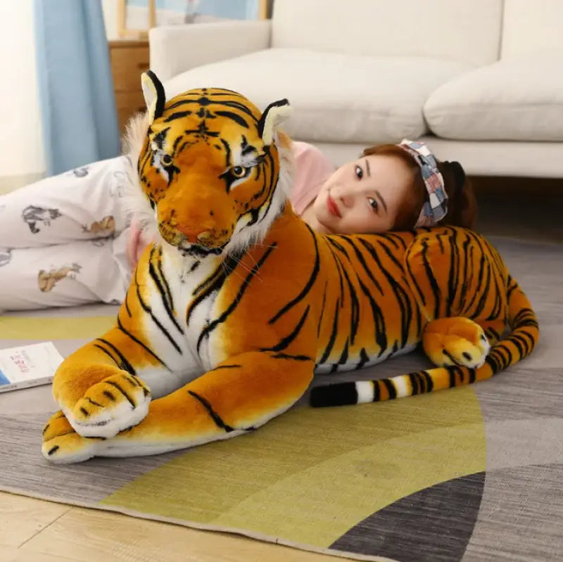 tigre geant peluche