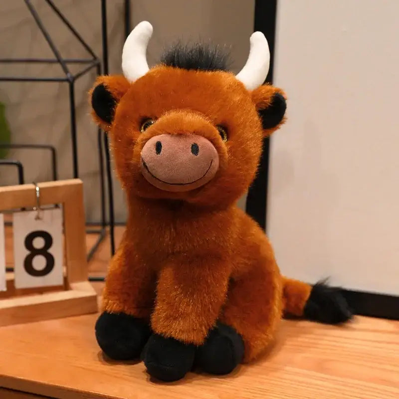 taureau peluche - Brun Clair