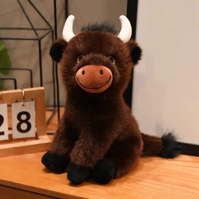 taureau peluche - Brun Foncé