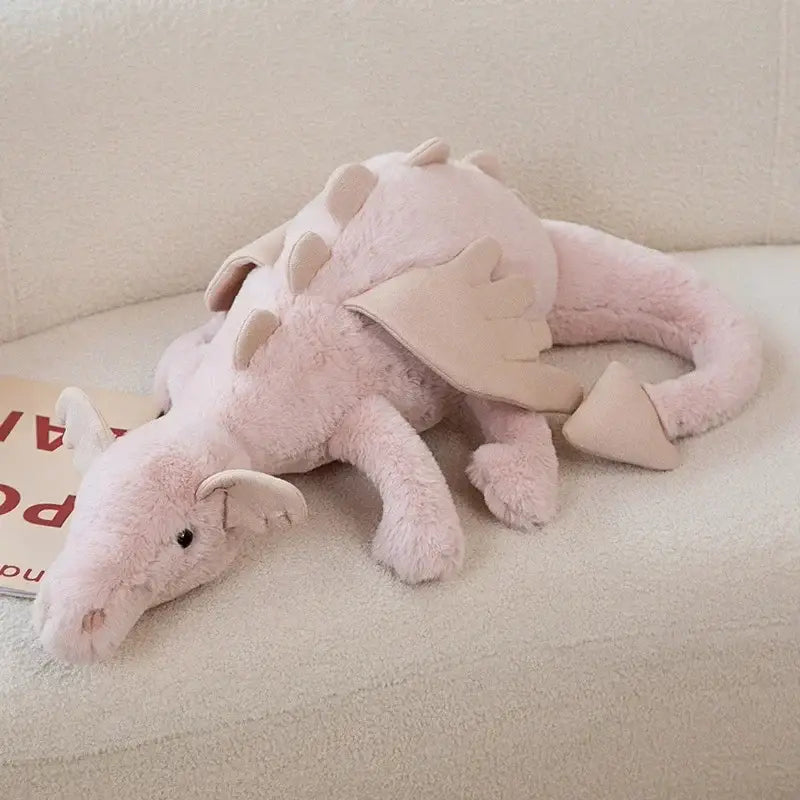 Thierry le Dragon Géant - Rose / 50cm - Peluche Dragon Geant