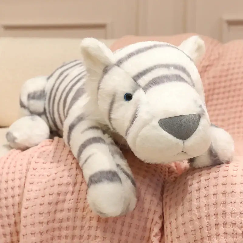tigre blanc peluche - 30cm