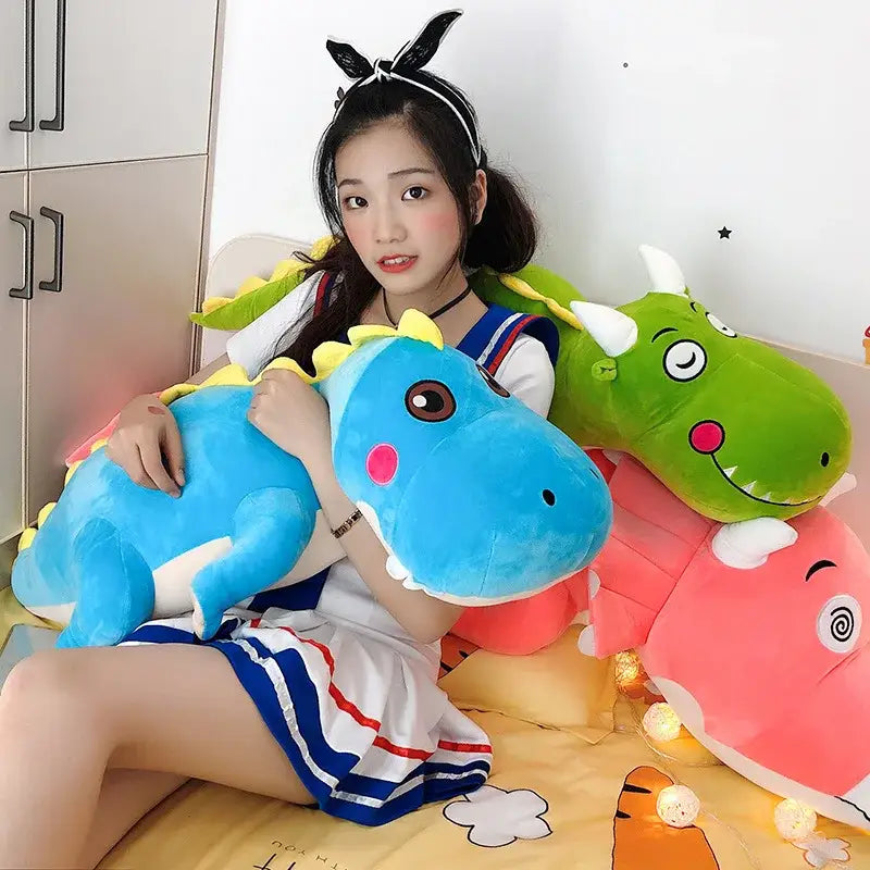 peluche dinosaure 1m
