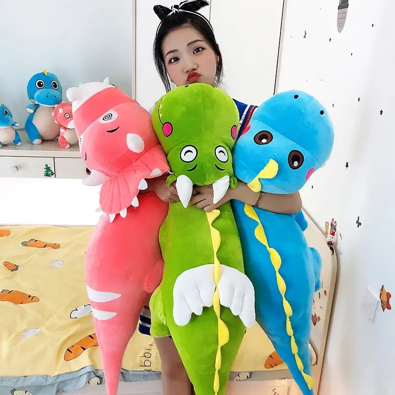 peluche dinosaure 1m