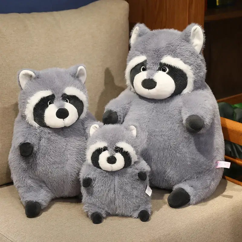 peluche raton laveur geant