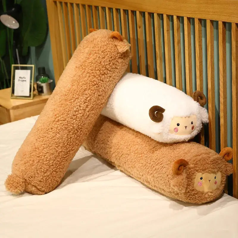 mouton en peluche géant