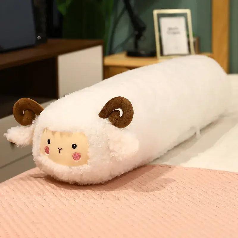 mouton en peluche géant - Blanc / 80cm