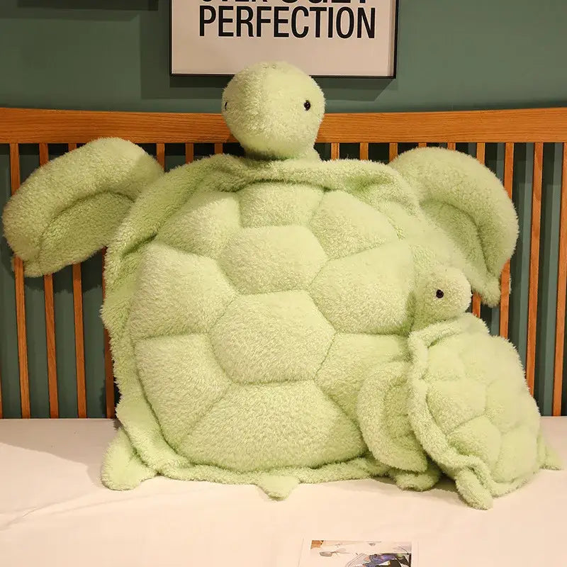 tortue peluche géante