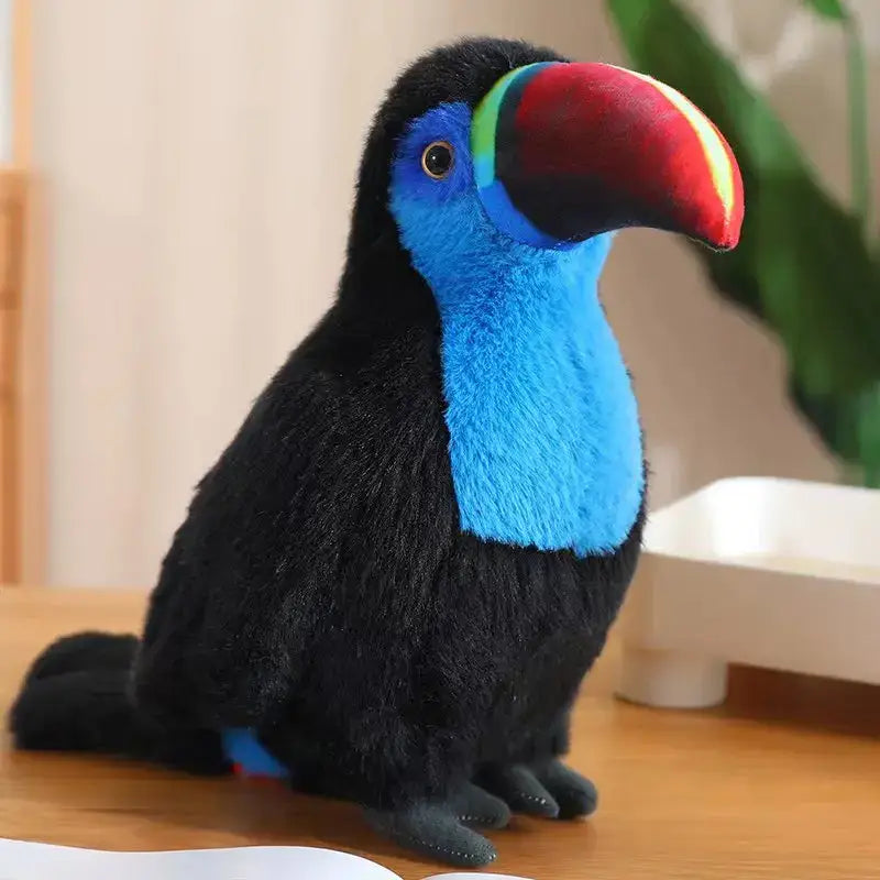 toucan peluche - Bleu / 20cm
