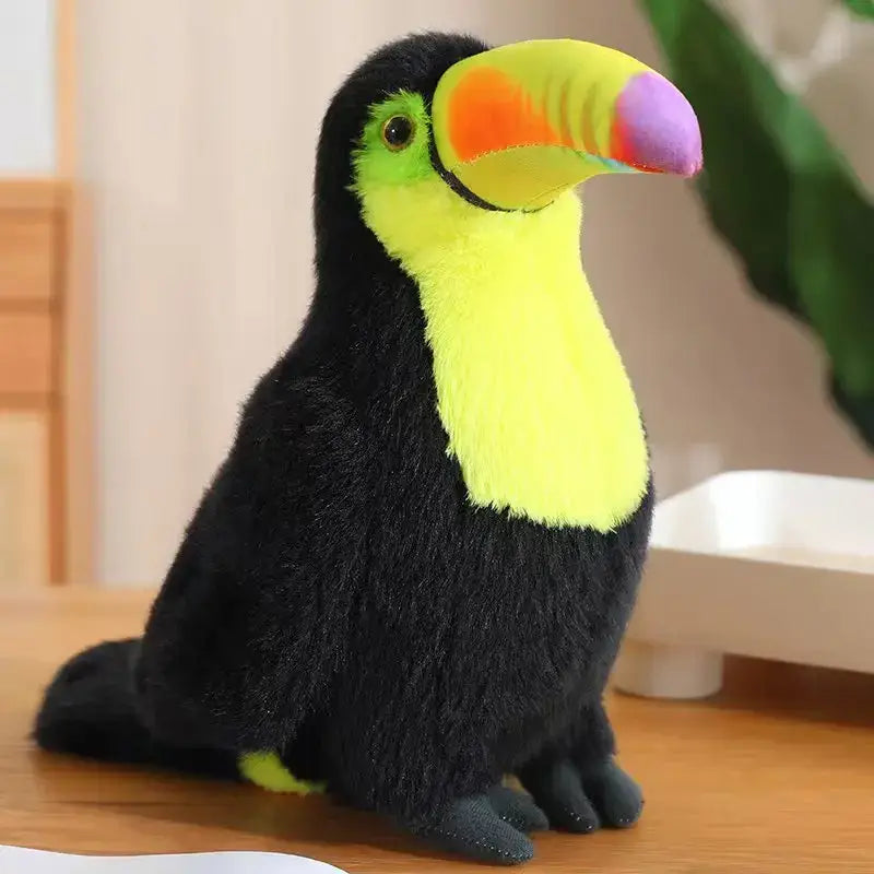 toucan peluche - Jaune / 20cm