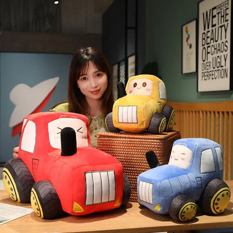 peluche tracteur
