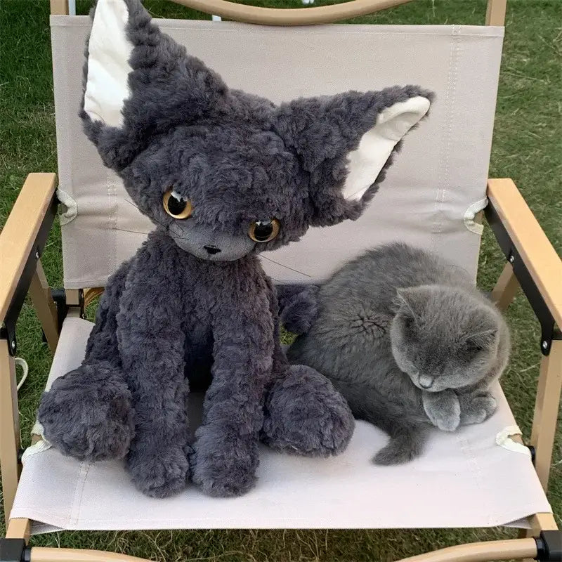 peluche chat mignon