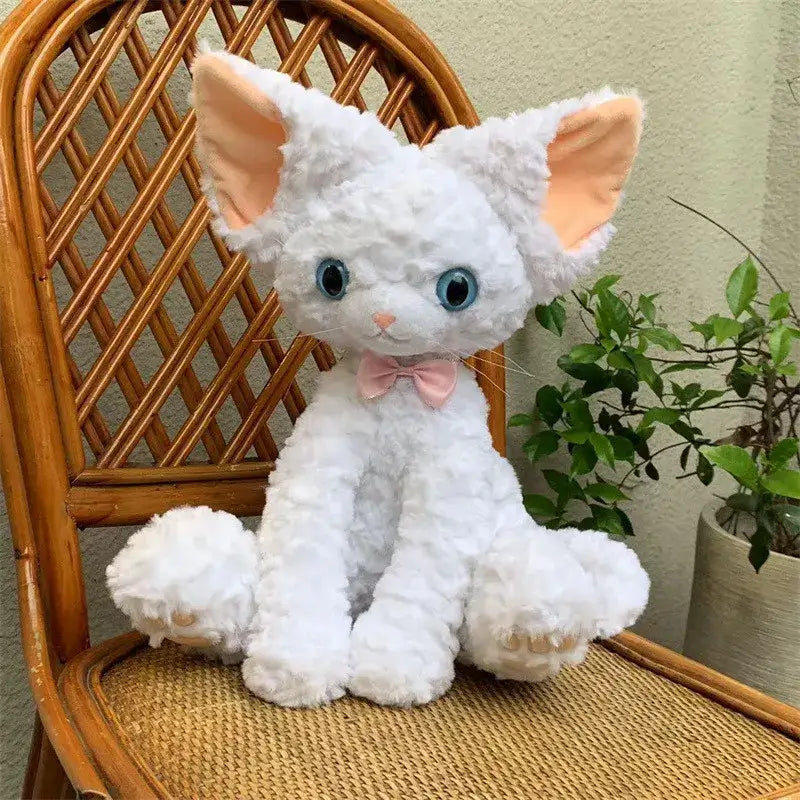 peluche chat mignon - Blanc