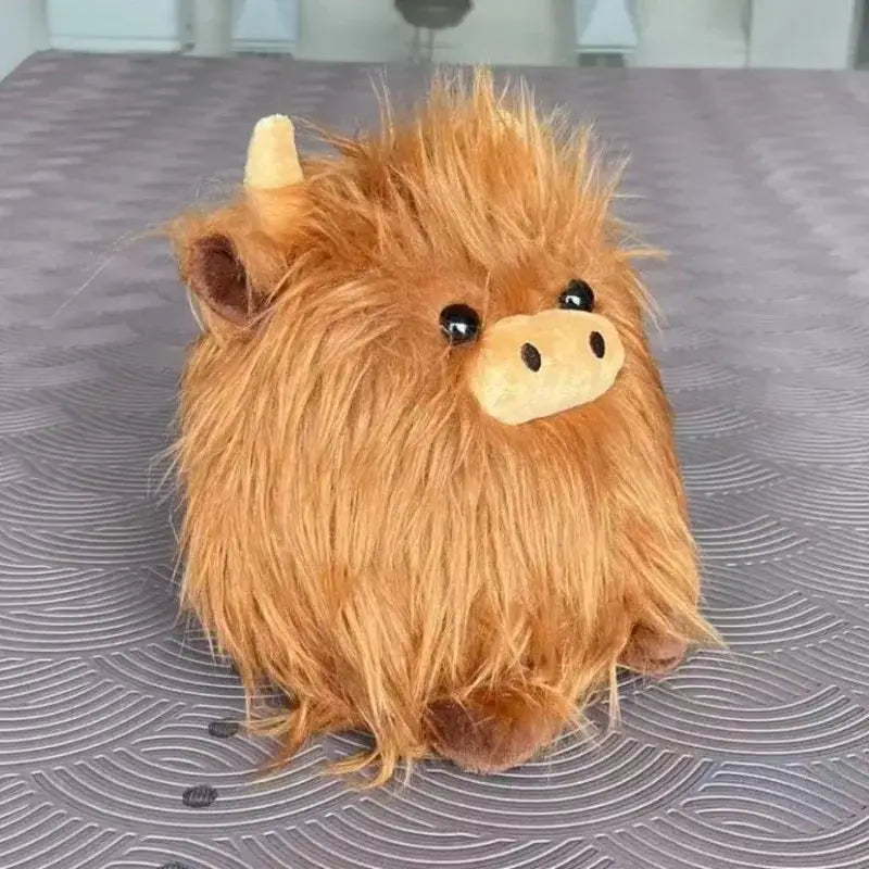 vache des highlands peluche