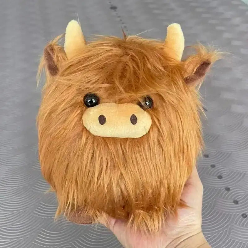 vache des highlands peluche