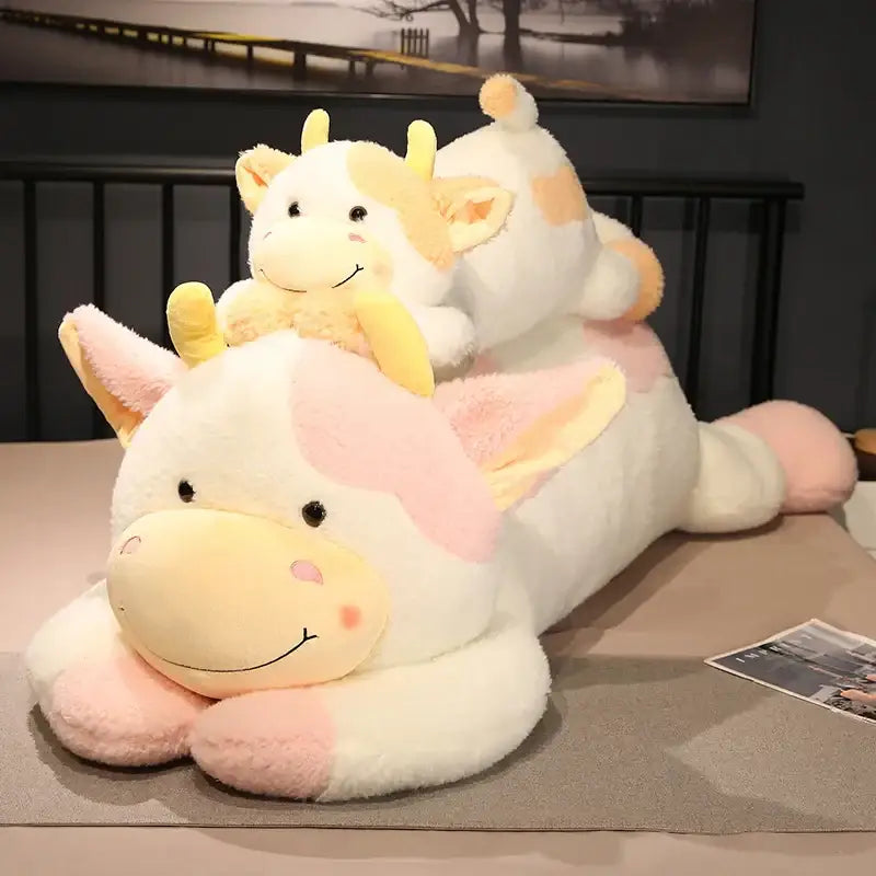 peluche vache géante