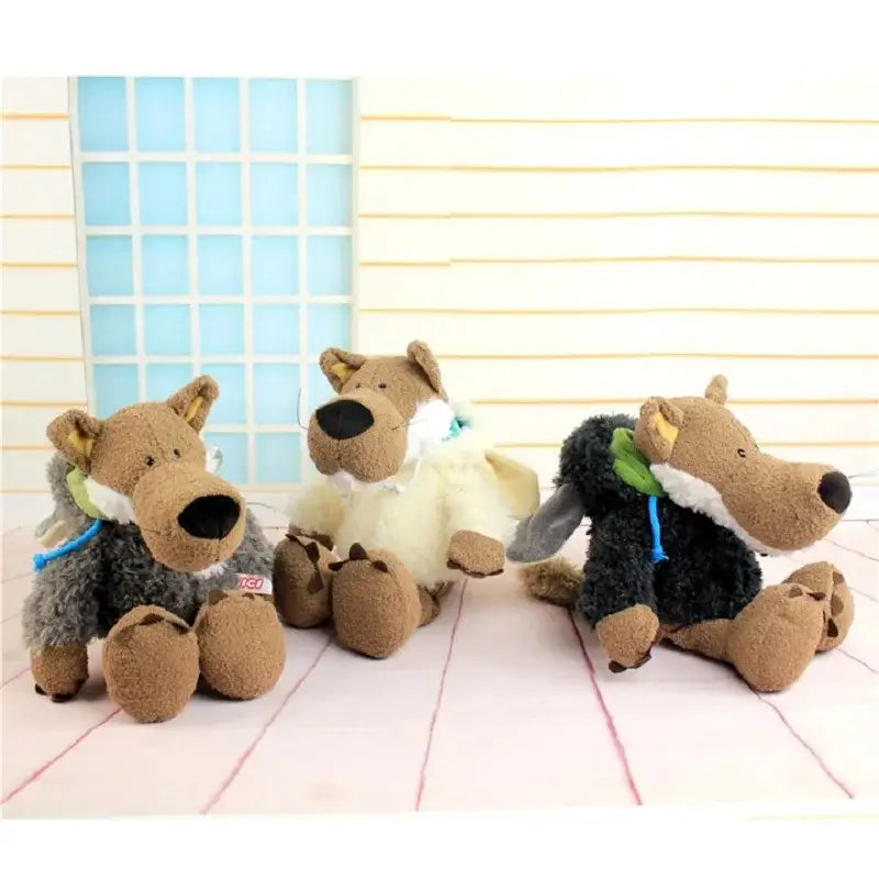 vetement loup peluche