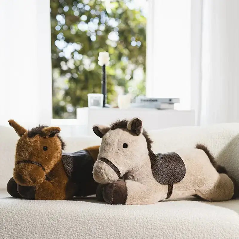 peluche cheval 50cm