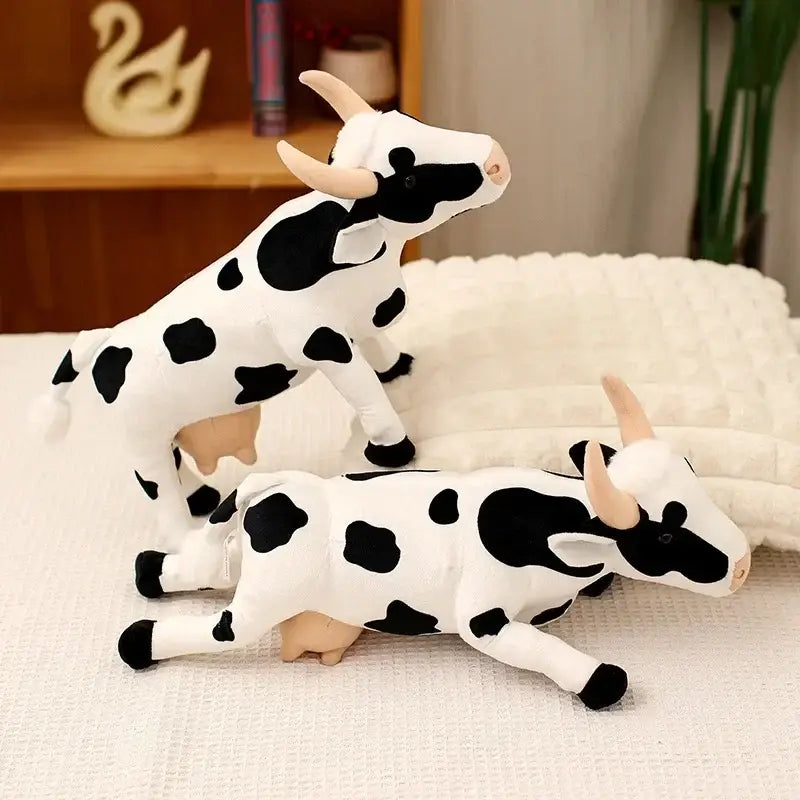 vrai vache peluche