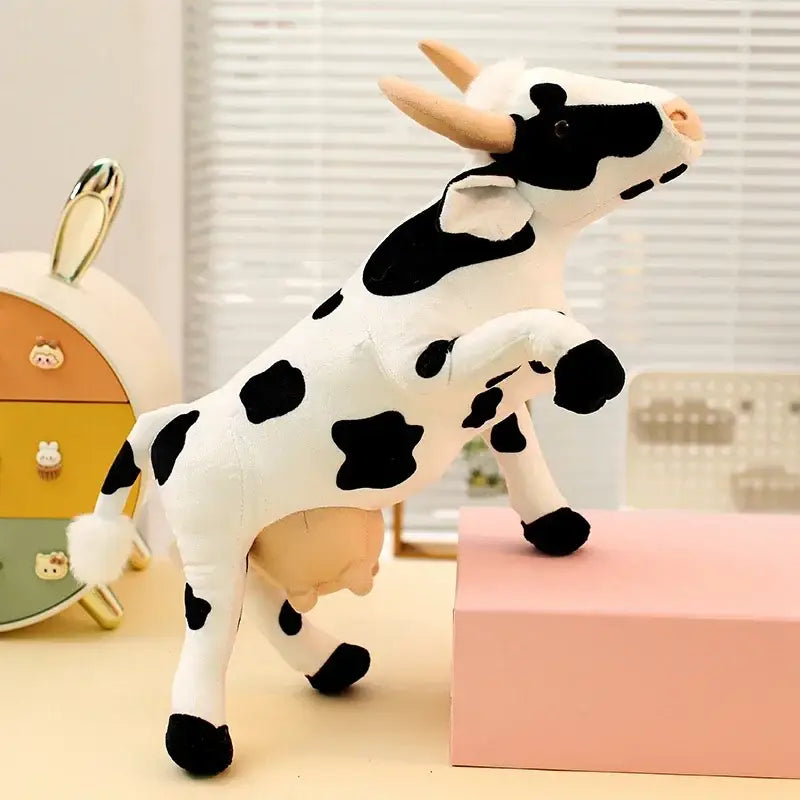 vrai vache peluche