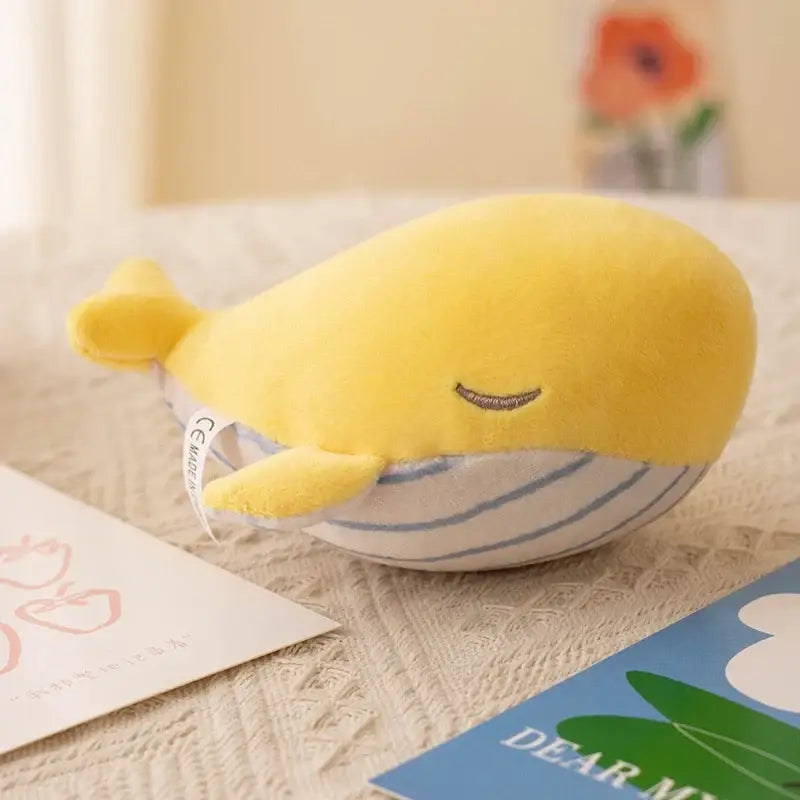 porte clé baleine - Jaune