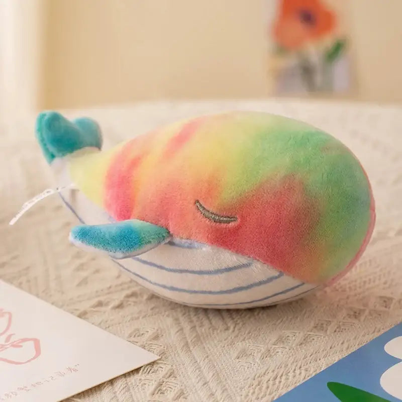 porte clé baleine - Multicouleur