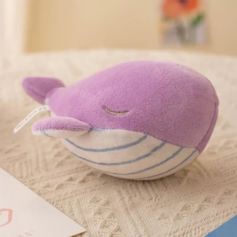 porte clé baleine - Violet