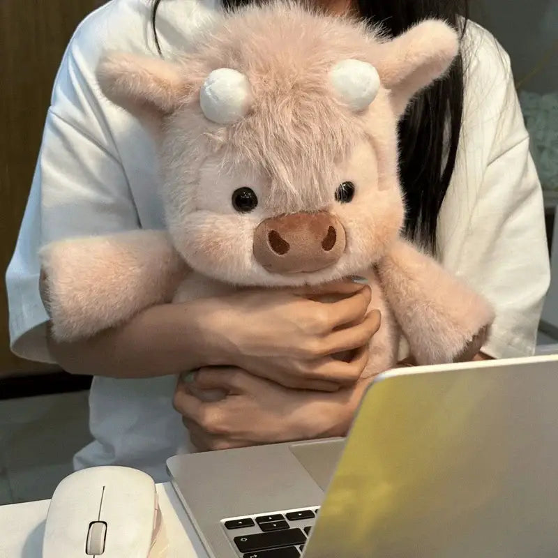 peluche en vache