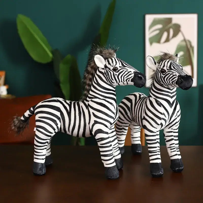 zebre en peluche