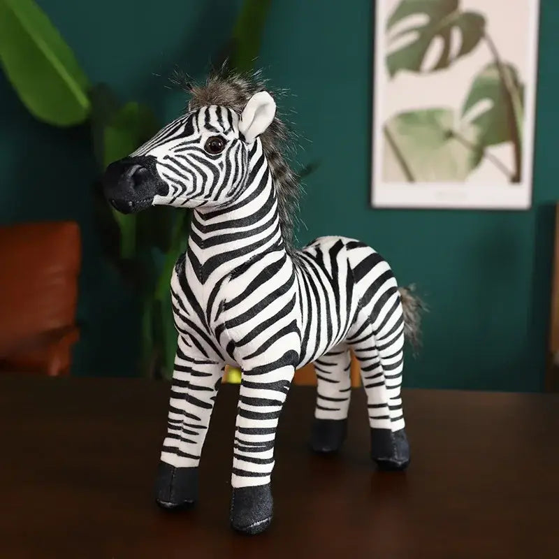 zebre en peluche