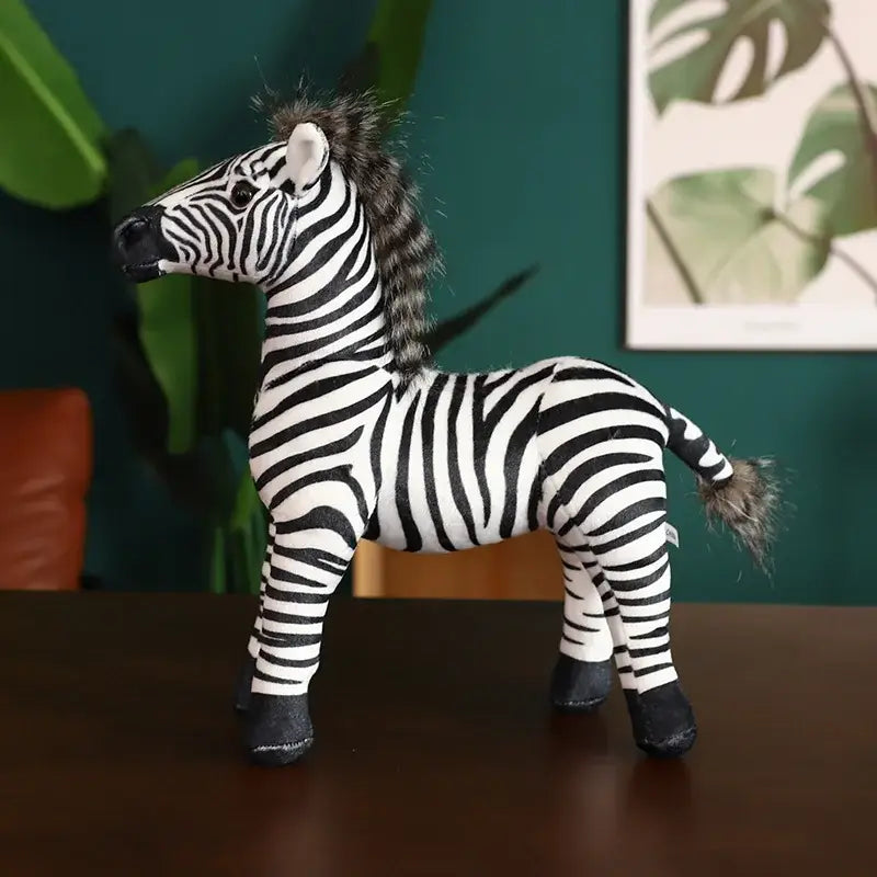 zebre en peluche